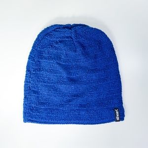 Knit Slouch Beanie by Stheart in Blue
